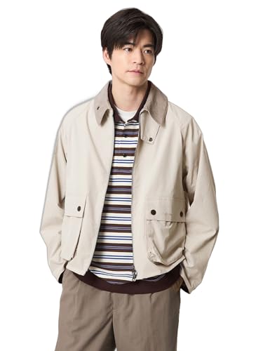 [���i�C�e�b�h�A���[�Y �O���[�����[�x�� �����N�V���O] �ʒ���Barbour���X�y�C �J�X�^�� �W���P�b�g 32254000049 1170 LT.GRAY(11) L(38)