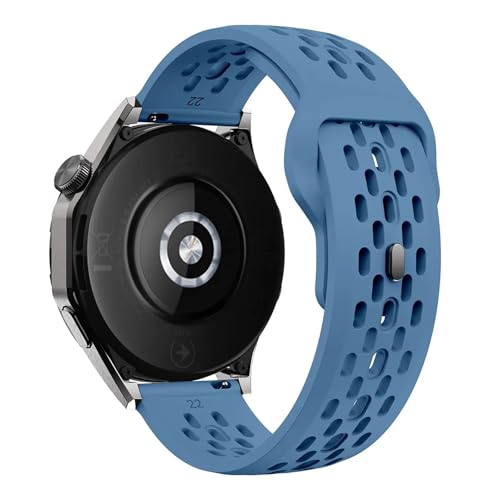 [JUNENTER] 18mm 20mm 22mm ���V���R���o���h Samsung Galaxy Watch 6 5 4 Huawei GT4 3 GT2 pro �u���X���b�g Garmin Vivoactive 4 �X�g���b�v�p (���C�g�O���[�A22m