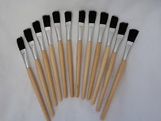 Neish Tools Flux/Glue Brush 12mm Wide Bristle Head Pack of 12