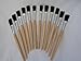 Price comparison product image Neish Tools Flux Brushes 12mm Wide, Pack of 12 Natural Bristle Glue Brushes, Ideal for Multiple Craft and Industrial Uses, Multipack Wooden 0.5 Inch Paint Brush, Alloy Steel Ferrule Brushes