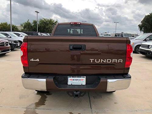 LimitLessParts Chrome Tailgate Letters fits Tundra 2014-2019 ABS Plastic Insert NOT Vinyl TRD