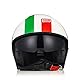 ORIGINE Motorradhelm Jethelm Rollerhelm mit Visier ECE Zertifizierung (Basic Italy White,S)