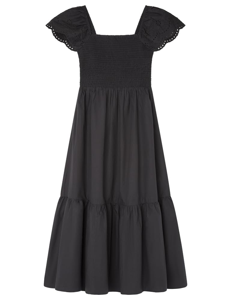 SPRINGFIELD Vestido Midi Manga Shiffly Mujer