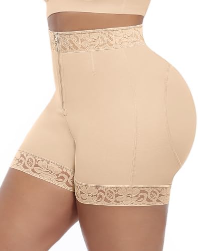FeelinGirl Tummy Control Shapewear Butt Lifting Faja Shorts Body Shaper
