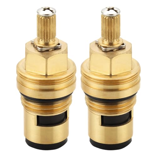 Faucet Cartridges for Grohe 45882000 45883000, 1/2″ Cold Hot Ceramic Cartridge, 2-Hole...