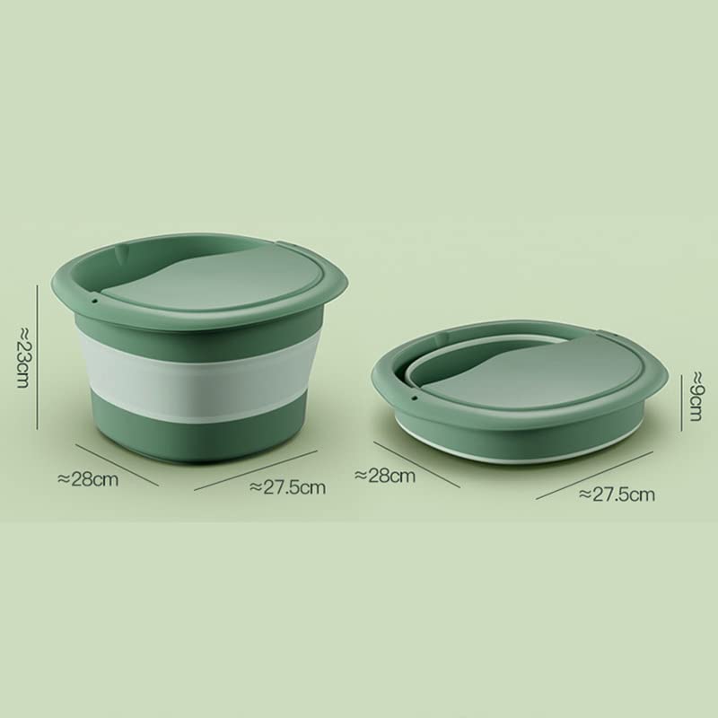 Cubeta Plegable para Spa de Pies VALINK Azul Amarillo miniatura 4