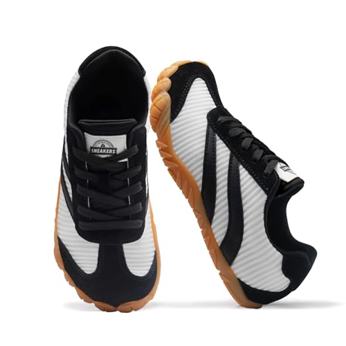 Barefoot Shoes Women Casual Sneakers,Wide Toe Box Shoes Womens Zero Drop Barefoot Shoe Men,Minimalist Trail Running Shoe,Non-Slip Lightweight Breathable Comfortable Fashion Walking Hiking Shoes Unisex