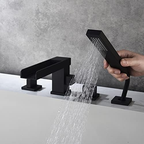 Robinet de douche avec douchette extractible pour bain moderne - 4