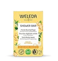 WELEDA Shower Bar - Ginger + Petitgrain 75g | Refreshing & Invigorating | Natural Soap | Vegan
