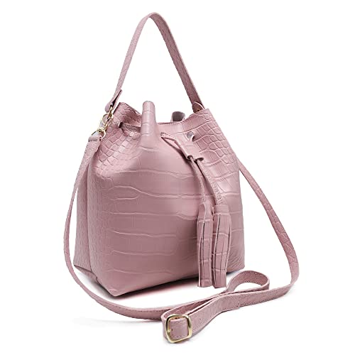 Bolsa Saco Feminina Alça Removível Linda Willibags (Bordo)