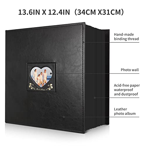 Hongxing Photo Album 4X6 1200 Pockets Photos, Extra Large Capacity Family Wedding Picture Albums Holds 1200 Horizontal And Vertical Photos (1200Pockets, Black) (Hx08) #TOP1