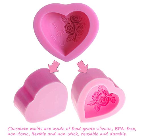 Cofanetto a Cuore Rose stampi per decorazione torte San Valentino