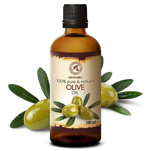Olivenöl 100 ml - Kaltgepresst - Rein & Natürlich - Basisöl - Pflege Gesicht - Haare - Haut - Nägel - Hände - für Massage - Kosmetik - Körperpflege - Schönheit