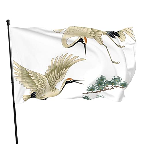 Drapeau Pin Et Cyprès Personnalisé Bannière Polyester Flag Pour Decor Patio Home 90X150Cm