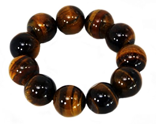 ����� �^�C�K�[�A�C�u���X ���Ֆڐ� �p���[�X�g�[�� 10�� �a���� Tiger's eye bracelet �V�R�΃u���X���b�g �Ֆڐ� 20mm��