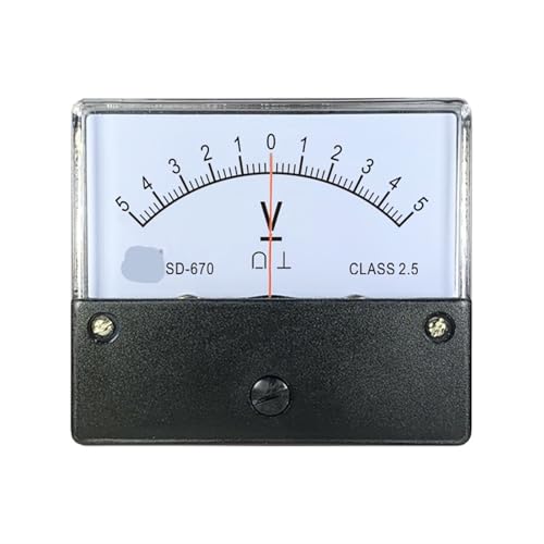 Voltmètre CC 5v 10v 15v 20v 30v 50v 100v 200v 300V bidirectionnel pointeur SD670 - 5