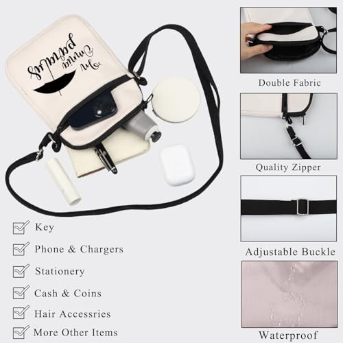 BDPWSS TV Show Inspired Gift In Omnia Paratus Crossbody bag TV Series Lover Gift Lorelai & Rory Fan Gift Luke's Dinner Gift3