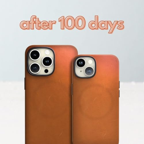 Image of Luxury Leather Case For iPhone 15 Pro Max | Imported Premium Leather | Compatible With Magsafe Brown