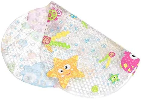 Top-Spring Kids Bath Mat Non Slip Kids Bathtub Mat Shower Mat 69 x 39CM (Ocean)