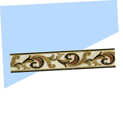 Hemobllo 3 Peças Adesivo De Parede De Linha De Cintura Adesivo Forro Papel De Parede Adesivo De Bord