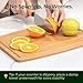 Keechee Dishwasher Safe Bamboo Cutting Board, Lightweight & Durable Wood Cutting Board, Reversible with Juice Groove, Easy to Store & Clean, Ideal Kitchen Gift for Home Cooks