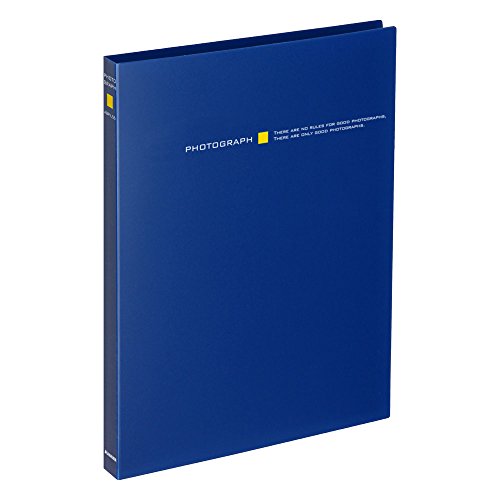 HAKUBA ポケットアルバム ビュートプラス Lサイズ 56枚 ネイビー ABP-L56NV