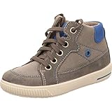 Obermaterial: Leder Superfit Baby-Jungen Moppy Lauflernschuhe, Grau (Grau/Blau 25), EU