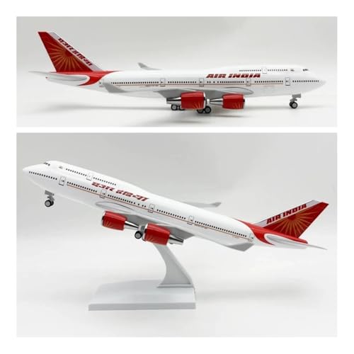 Modelo de avión B747 de resina de 30 cm como recuerdo exclusivo y regalo para entusiastas del aire 7