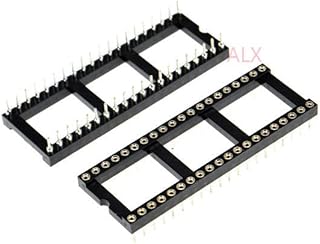 5PCS Wide Body DIP40 IC Round Hole Socket 40p DIP CHIP Test Holder Adaptor 40 PIN dip-40 DIP 40PIN 2.54MM Pitch Connector