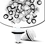 50PCS Door Trim Panel Retainers Clips Compatible with Toyota, Lexus, Camry, High Lander, RAV4, FJ Cruiser, 4-Runner ES 350, GX 470, is 250, is 350, is F, LS 460 & LS 600HL 90467-A0005
