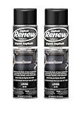 20-701 Asphalt Renew Spray Paint – Jet Black (2 Pack, 17 oz Each) | Fast-Dry Liquid Asphalt Coating for Driveways, Sidewalks & Parking Lots | Quick-Apply Surface Restorer | Made in USA