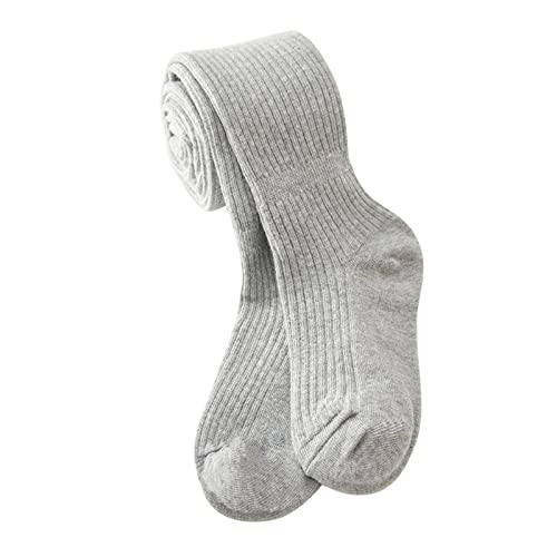 Toddler Girls Sweater Leggings Winter Ribbed Knit Warm Tights Toddler Fleece Lined Stockings Pants for Kids