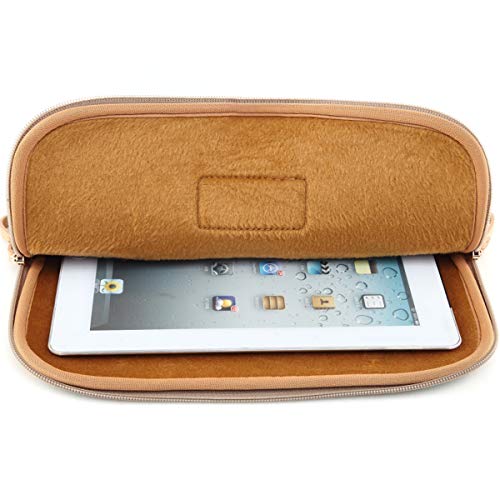 BSLVWG 10-15 Pouces Forest Series Motif Toile Imperméable pour Ordinateur Portable 13,3 Pouces Compatible avec MacBook Air Manchon pour MacBook Pro 13 (13 Pouces, Léopard Jaune) – vue 7