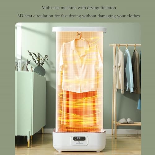 Portable Steam Drying Machine, Efficient Household Clothes Dryer & Automatic Ironing, Folding Design for Quick Mite Drying & Clothing Care, Convenient & Space-Saving