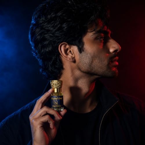 Image of ALY'SIAN Oud Signature Gift Set 4 x 6ml Premium Attar Perfume Oil for Men & Women Crystal Oud, Karamel, French & Vetiver Long Lasting Non Alcoholic Roll On Fragrance Unisex Luxury Ittar Gift Collection