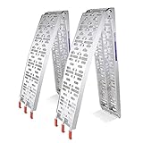 2x Lightweight Portable Aluminium Folding Loading Ramps,Bike Ramp, wheelchair accessories, mobility scooter, car ramps, 225cm Length x 28cm Wide Capacity Up To 340Kg 2pcs, With 1 Year Warranty