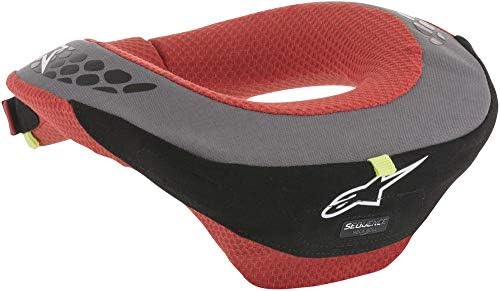 Alpinestars Boy's Sequence Youth Neck Roll, Black Red, Large/X-Large
