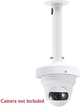 Security Camera I Type Wall Ceiling Mount Bracket, Dome Camera Mount with Cable Hidden Junction Box Universal Camera Wall Mounting Bracket for CCTV Surveillance Camera (7.8 I Mount)