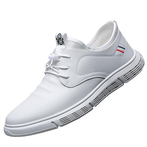 Zapatos de trabajo para mujer – Zapatos Urbano Shoes con cordones Basquetas de piel Zapato de negocios Punta redonda Zapatos de moda Zapatilla antideslizante Zapatilla Plataforma Zapatilla ortopédica