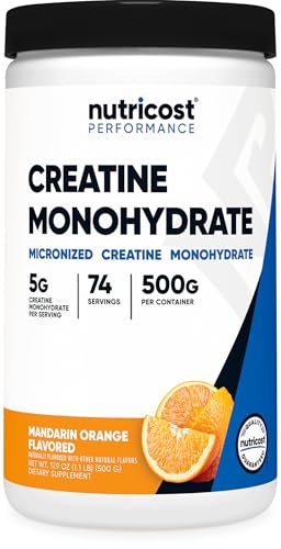 Nutricost Nutricost Creatine Monohydrate Powder (Mandarin Orange, 500 Gram) Vegan sold by Nutricost - Amazon Seller - US