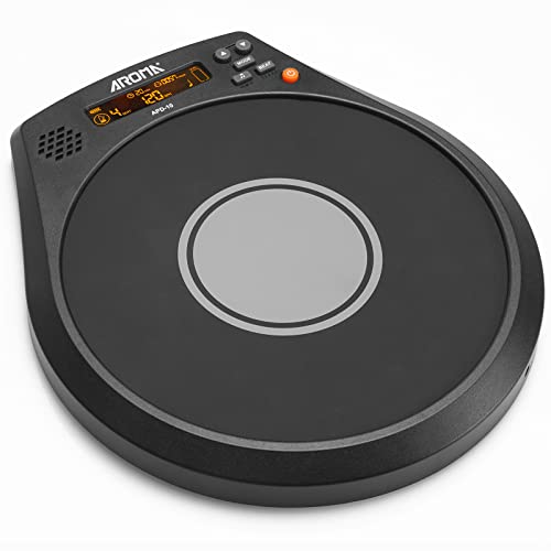 Electronic Drum Practice Pad,Portable And Rechargeable With Vocal Counting Built In Metronome, 3 Practicing Modes, Earphone Output For Kids Beginners And Professional Drum Players #TOP6
