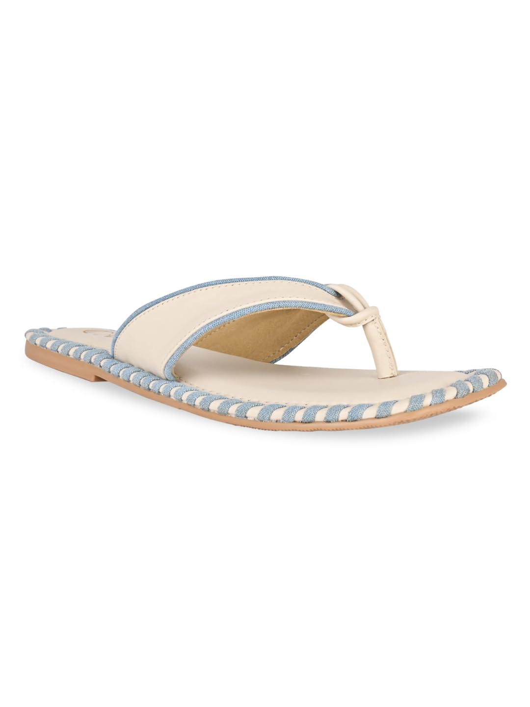 CAI Intertwined Denim Blue Thong Flats (B0DBQZ1QTN) Amazon Price History, Amazon Price Tracker
