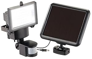 Luminea Solarfluter REF-91799 LED-Wandfluter Außen