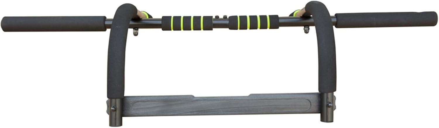 Wall Mounted Pull Up Bar Exercise Chin Bar Portable Dip Bars Multifunctional Strength Training For Indoors Home Gym Fitness Exercise Black One size