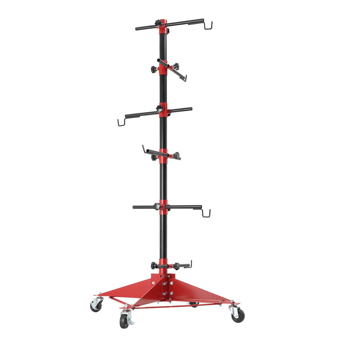47*47*120cm Auto Lackierständer Drehlackierständer Verstellbare Lackierbock Montierbock Montageständer Kohlenstoffstahl für Aufhängungskotflügel, Stoßstangen, die hängende Autoteilen (klein)