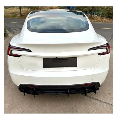 Diffuseur de pare-choc arrière pour Tesla Model 3 2023-2025 spoiler noir - 6