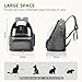 Cawypety Cat Backpack Carrier, Breathable Cat Carrier Large Space Bubble Pet Backpack for Kitty Small Dog up to 12lbs, Transparent & Foldable Pet Carrier for Travel Hiking