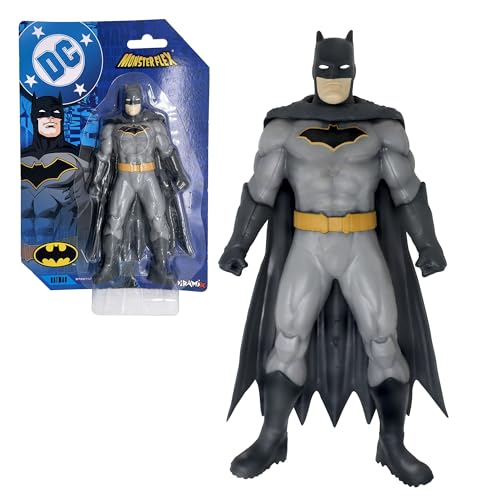 Bizak Monsterflex Figura Batman DC, boneco super extensível e elástico de 25 cm, edição coleção, 5 super-heróis para colecionar (64392026-1)