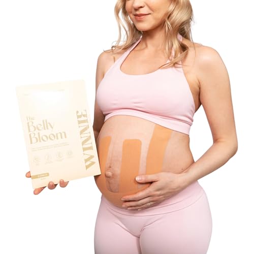 Belly Bloom Kinesiology Tape for Pregnancy (Beige)