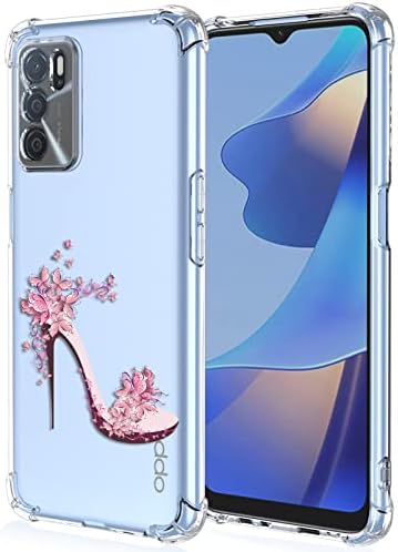 XINYEXIN Case for Oppo A16 / Oppo A16s / Oppo A54s, Painting Flower Pattern Clear Case Soft TPU Silicone Case Slim Shockproof Bumper Girl Women Phone Cover - Daisy